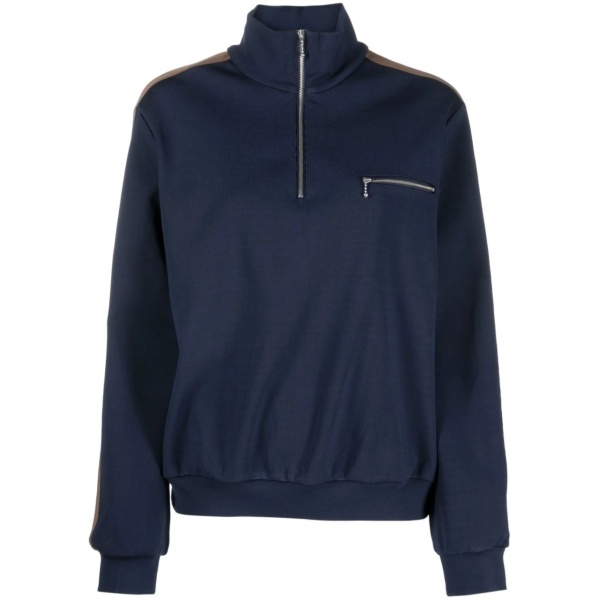 side-stripe detail sweatshirt