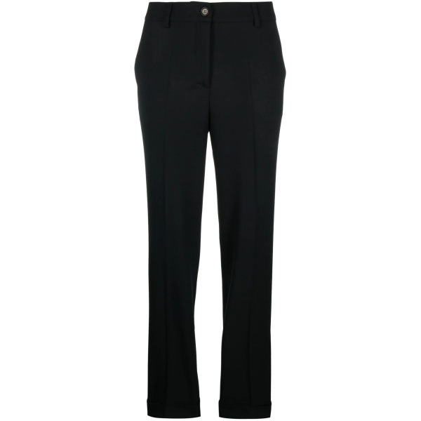 slim-fit tailored trousers