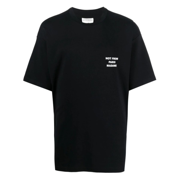 slogan-print T-shirt