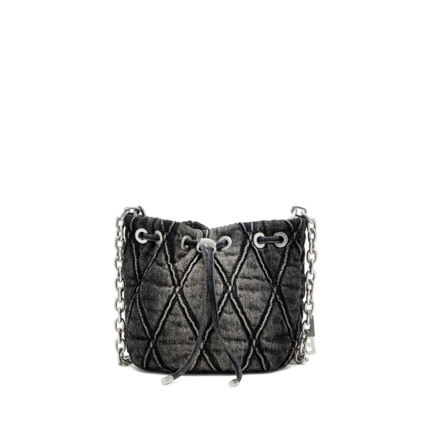 small CHARM-D quilted chain bucket bag