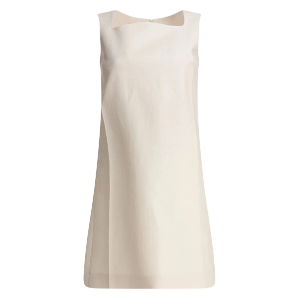 square-neck sleeveless dress
