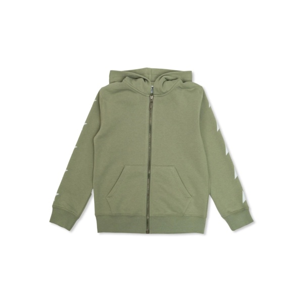 Star-print hoodie