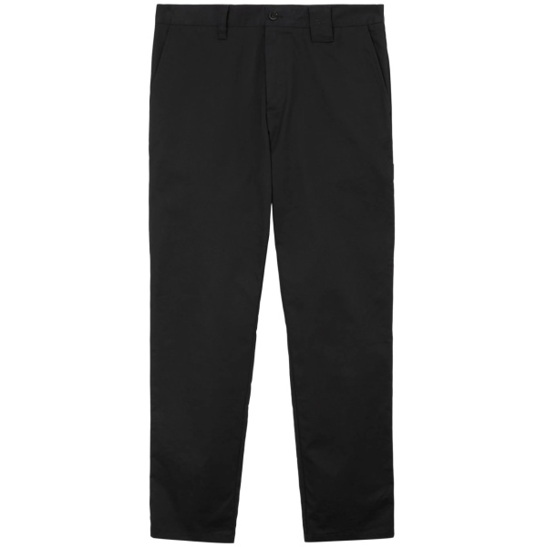 straight-leg cotton trousers