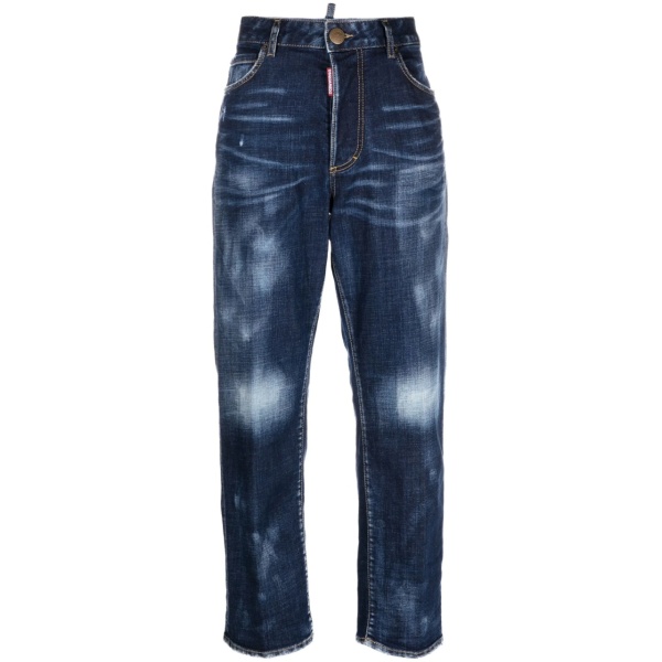 straight-leg jeans