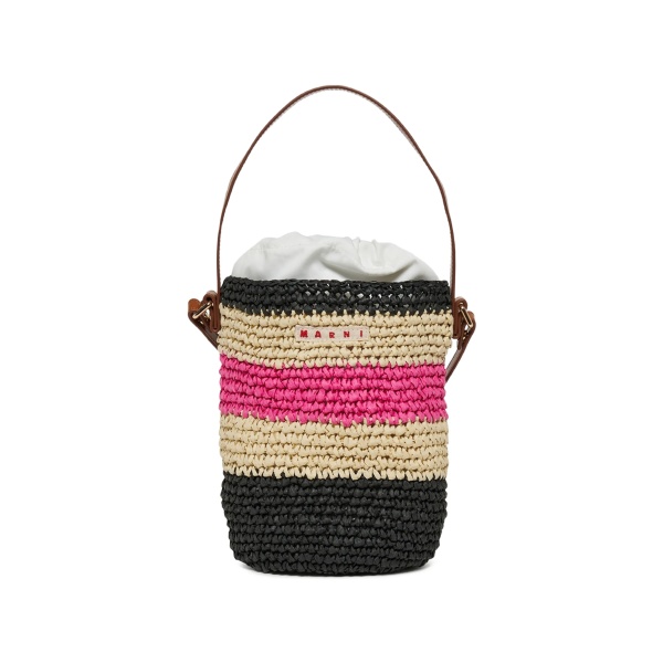 striped bag