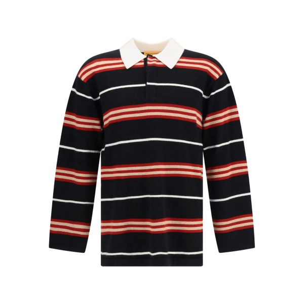 striped polo shirt