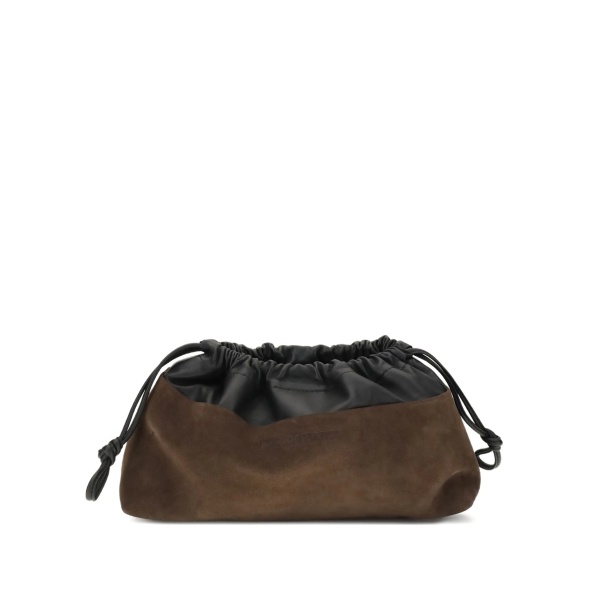 suede Twin clutch bag