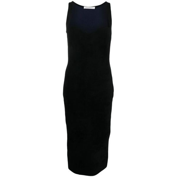 sweetheart-neck sleeveless dress