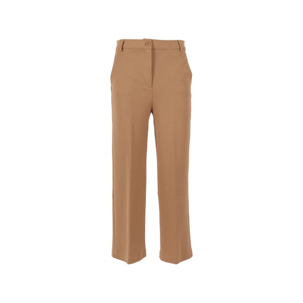 tailored straight trousers