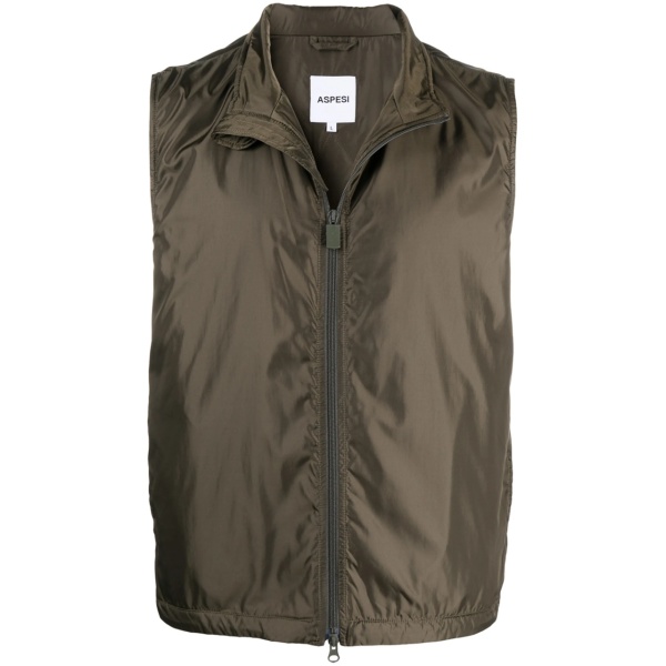 technical zipped-up gilet