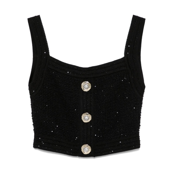 textured cropped top