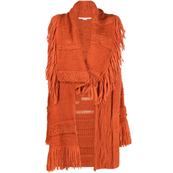 textured knit cardigan