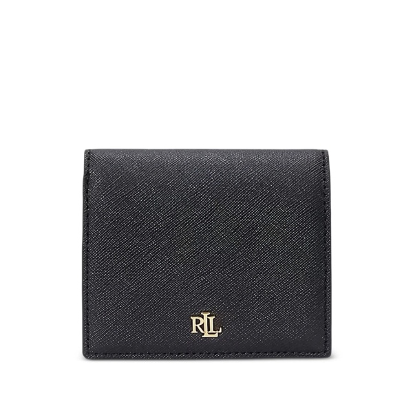 textured leather cardholder