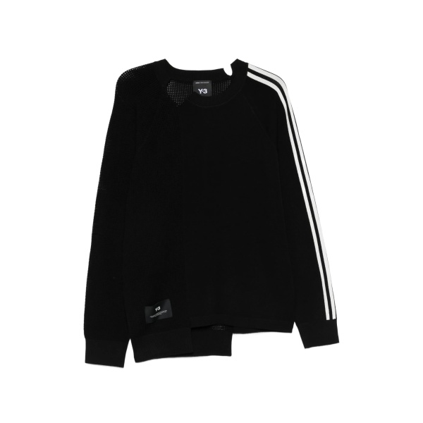 three-stripe sweater