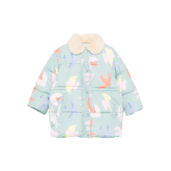 trimmed-collar jacket