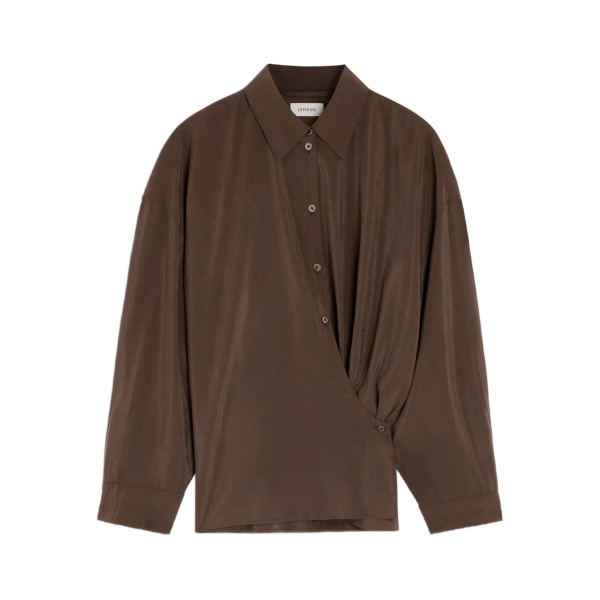 twisted collared shirt