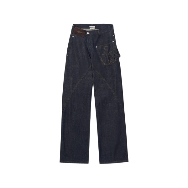 twisted workwear denim jeans