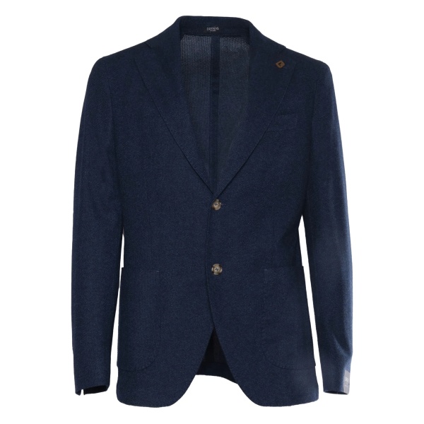 two-button knitted jacket