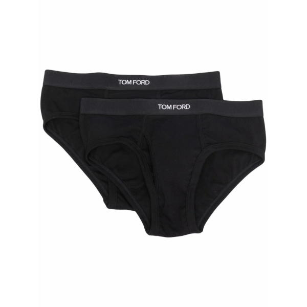 two-pack logo-waistband briefs