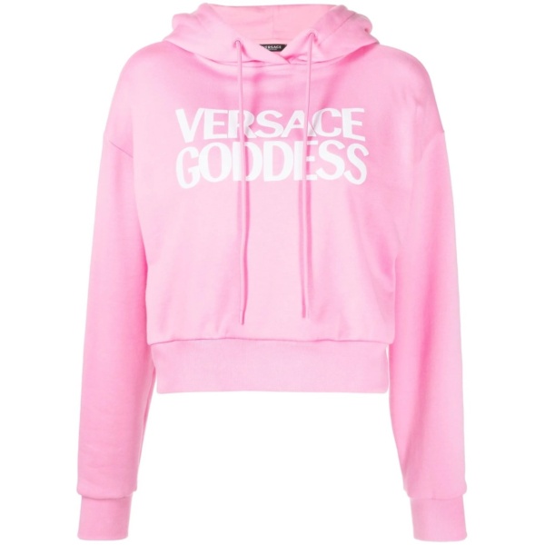 Versace Goddess logo hoodie