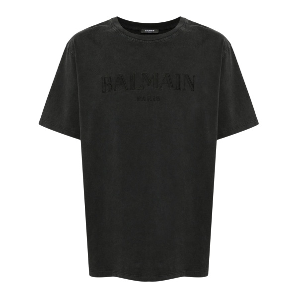 Vintage Balmain-embroidered T-shirt