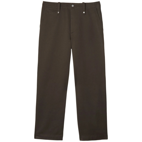 wide-leg cotton trousers