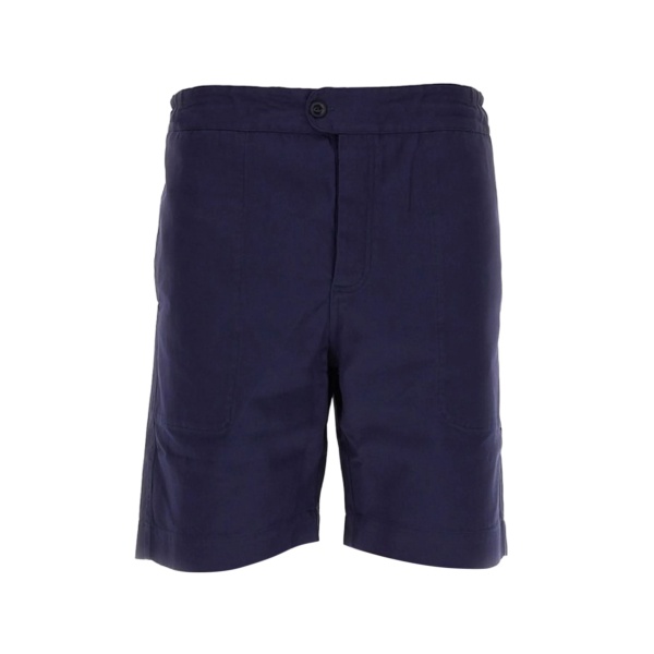 x YMC logo-patch shorts