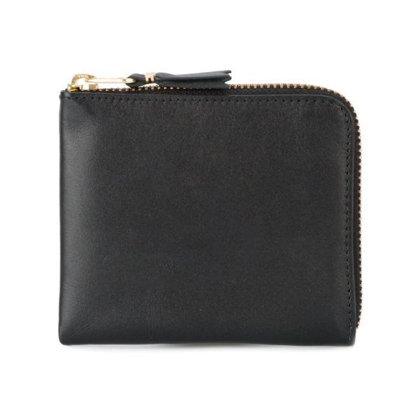 zip-around leather wallet