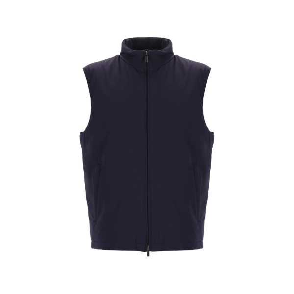 zip-fastening gilet