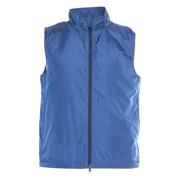 zip-front sleeveless gilet