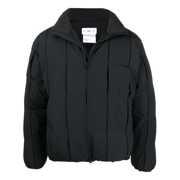 zipped padded jacket