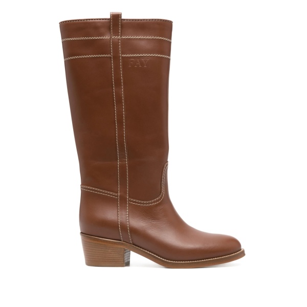 70mm leather boots