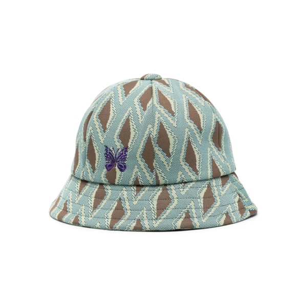 abstract-print bucket hat