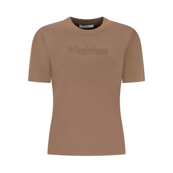 Adelio embossed-logo short-sleeve T-shirt