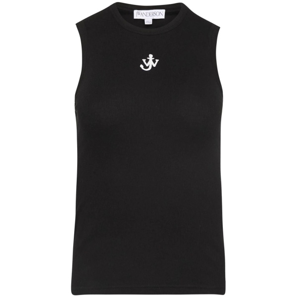 Anchor-embroidered top