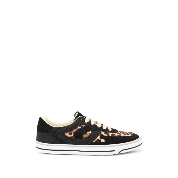 animal-print sneakers