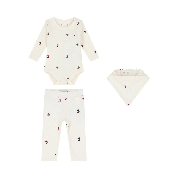 apple-motif body set