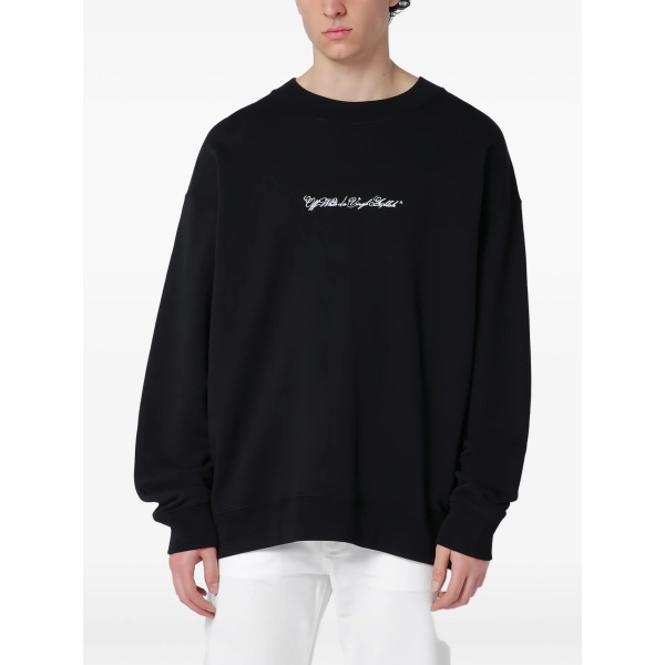 Arrow-print crew-neck sweatshirt