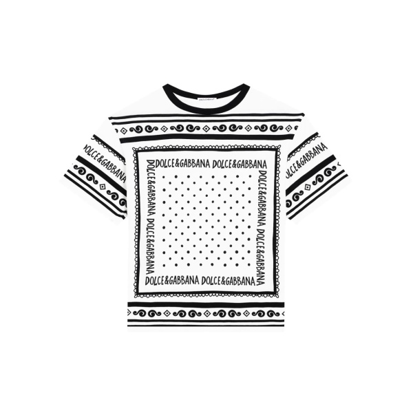 bandana-print T-shirt