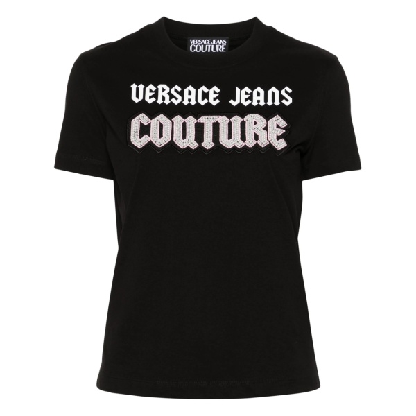 bead-embellished cotton T-shirt