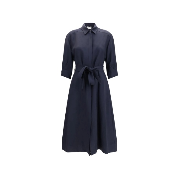 belted midi dress