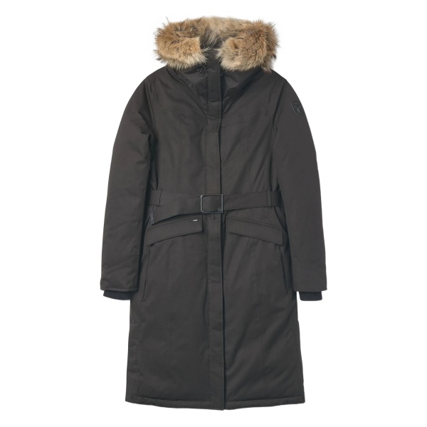 belted parka