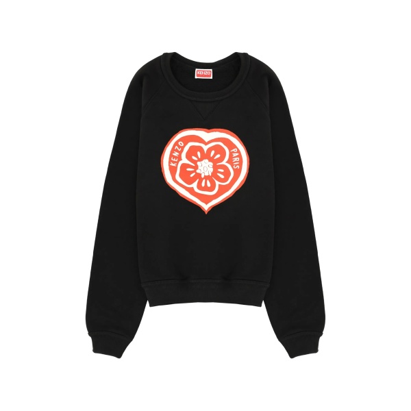 Boke Heart flower-print sweatshirt