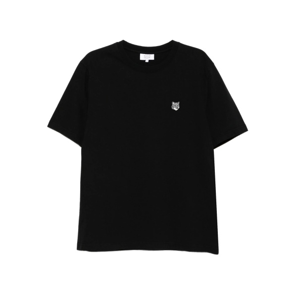 bold fox head patch T-shirt