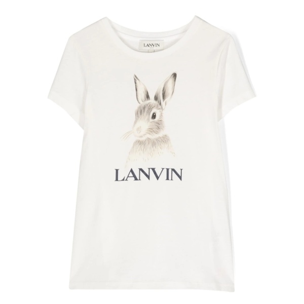 Botanica rabbit-print cotton T-shirt