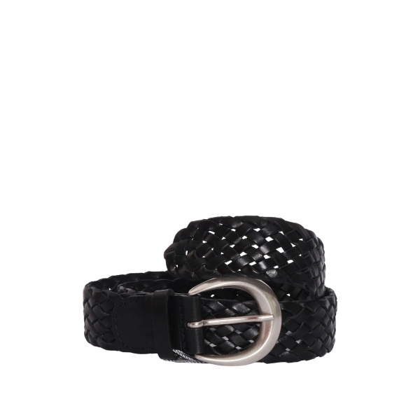 braided leather belt