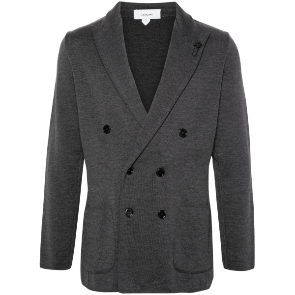 brooch-detail blazer