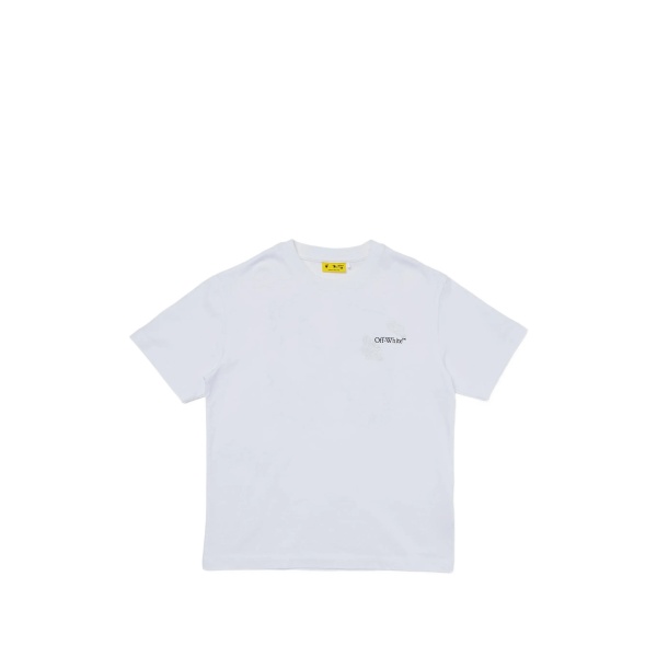 butterfly-print T-shirt