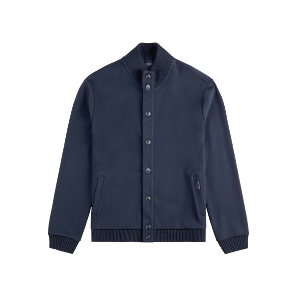 button ribbed cardigan