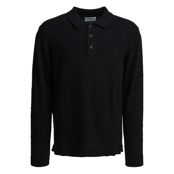 buttoned collar polo shirt